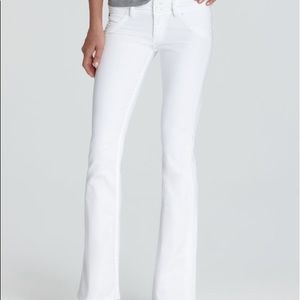 White flare jeans size 26